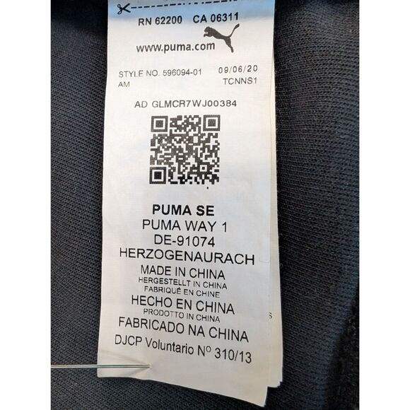 Puma BMW Motorsport Collab Track Jacket Mens XL XLarge Black 596094-01 - Picture 10 of 12